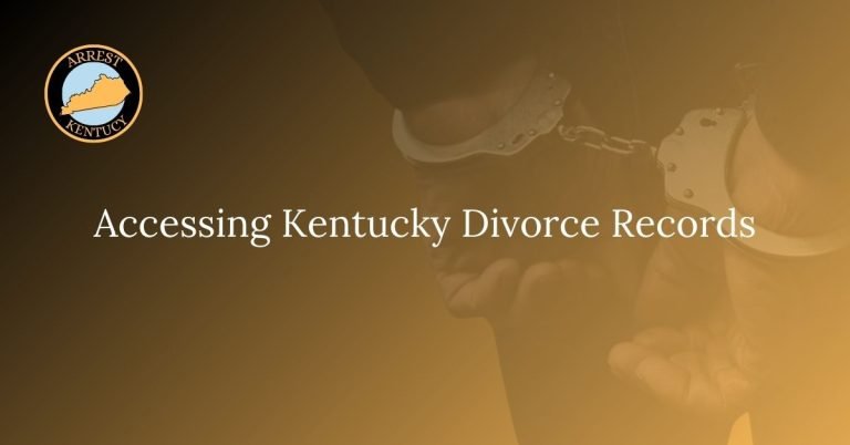 Accessing Kentucky Divorce Records