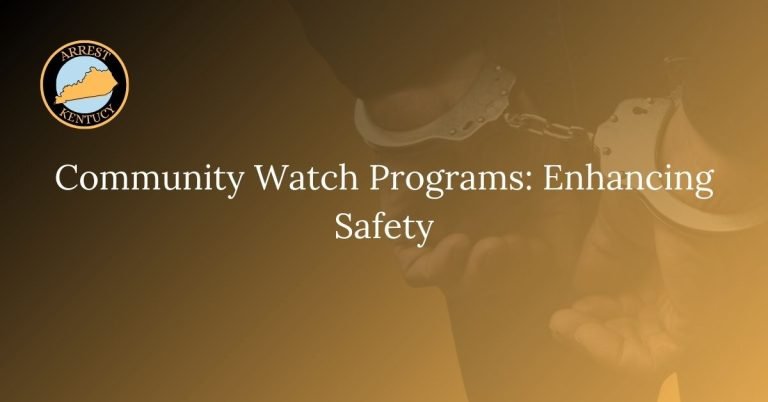 Community Watch Programs Enhancing Safety